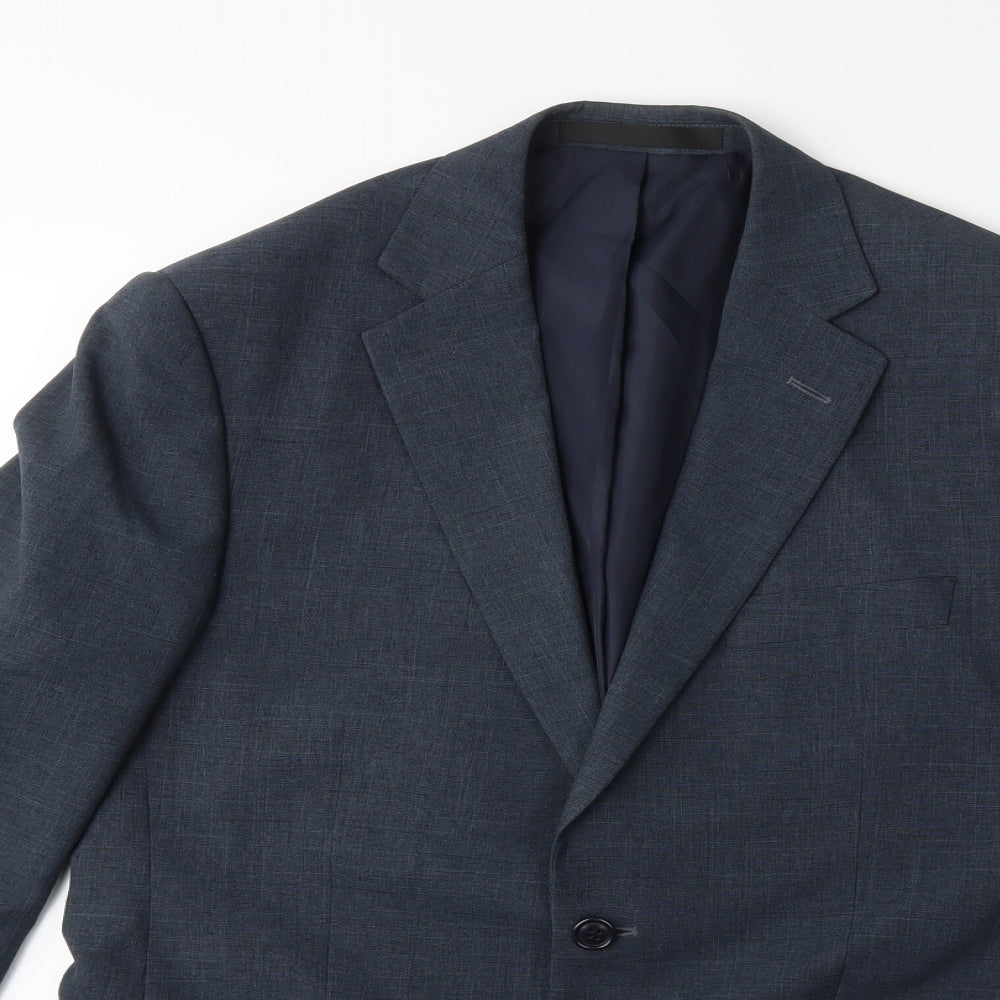Marks and Spencer Mens Blue   Jacket Suit Jacket Size 38