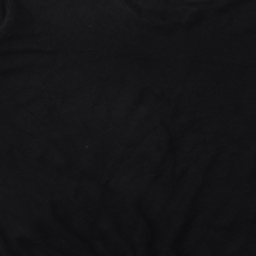Wardrobe Essentials Womens Black  Knit Pullover Jumper Size 12