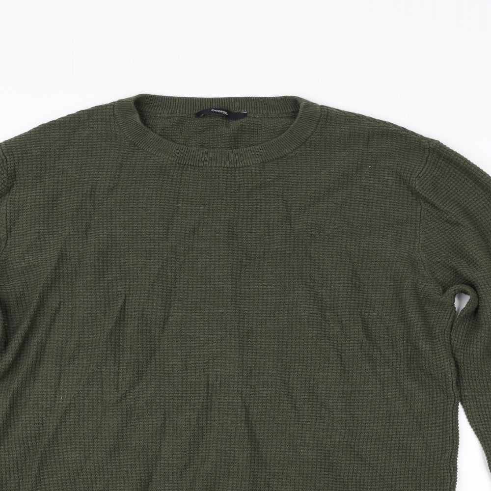 George Girls Green   Pullover Jumper Size L