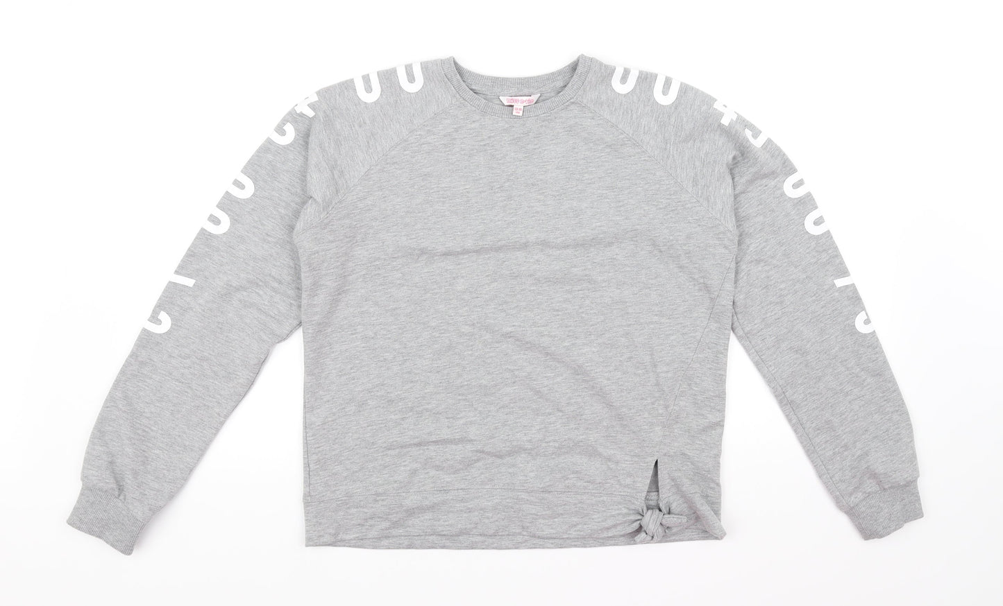 Miss E-vie Womens Grey   Pullover Jumper Size 14