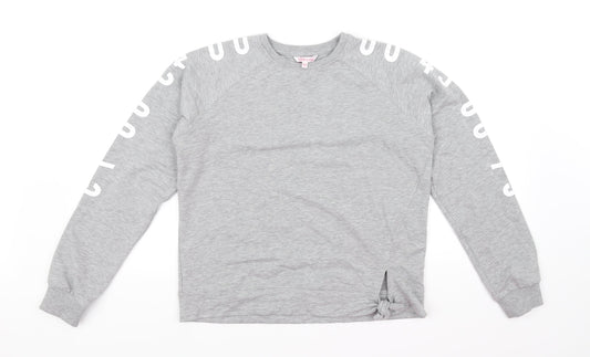 Miss E-vie Womens Grey   Pullover Jumper Size 14