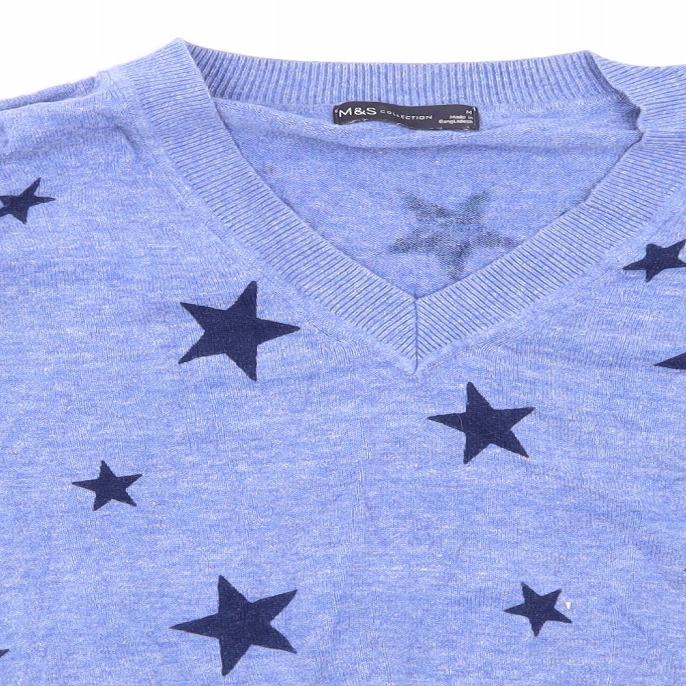 Marks and Spencer Womens Blue   Pullover Sweatshirt Size M