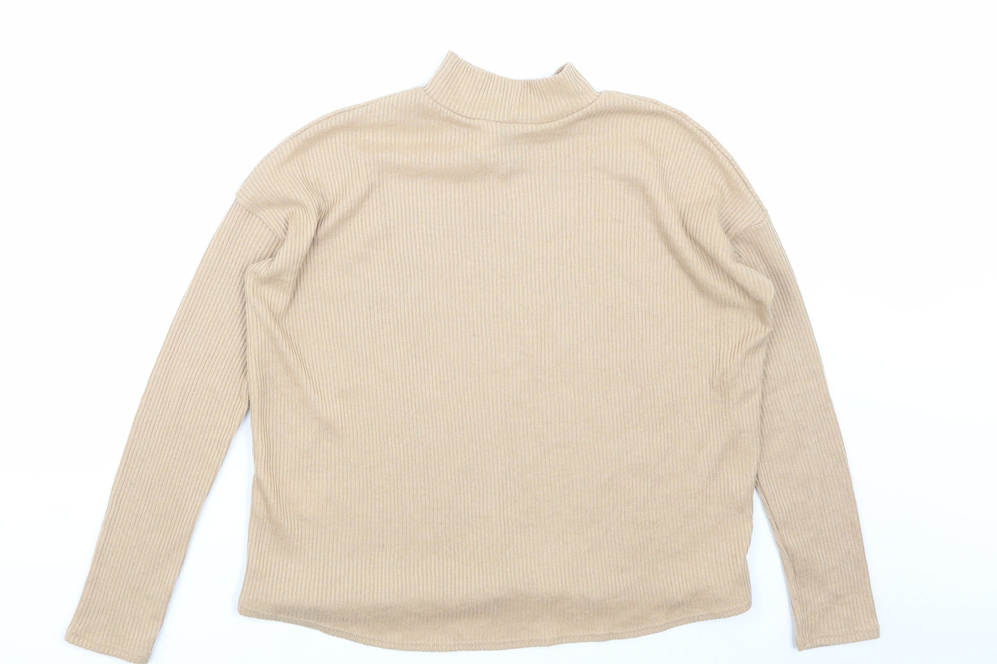 H&M Womens Beige   Basic T-Shirt Size XS
