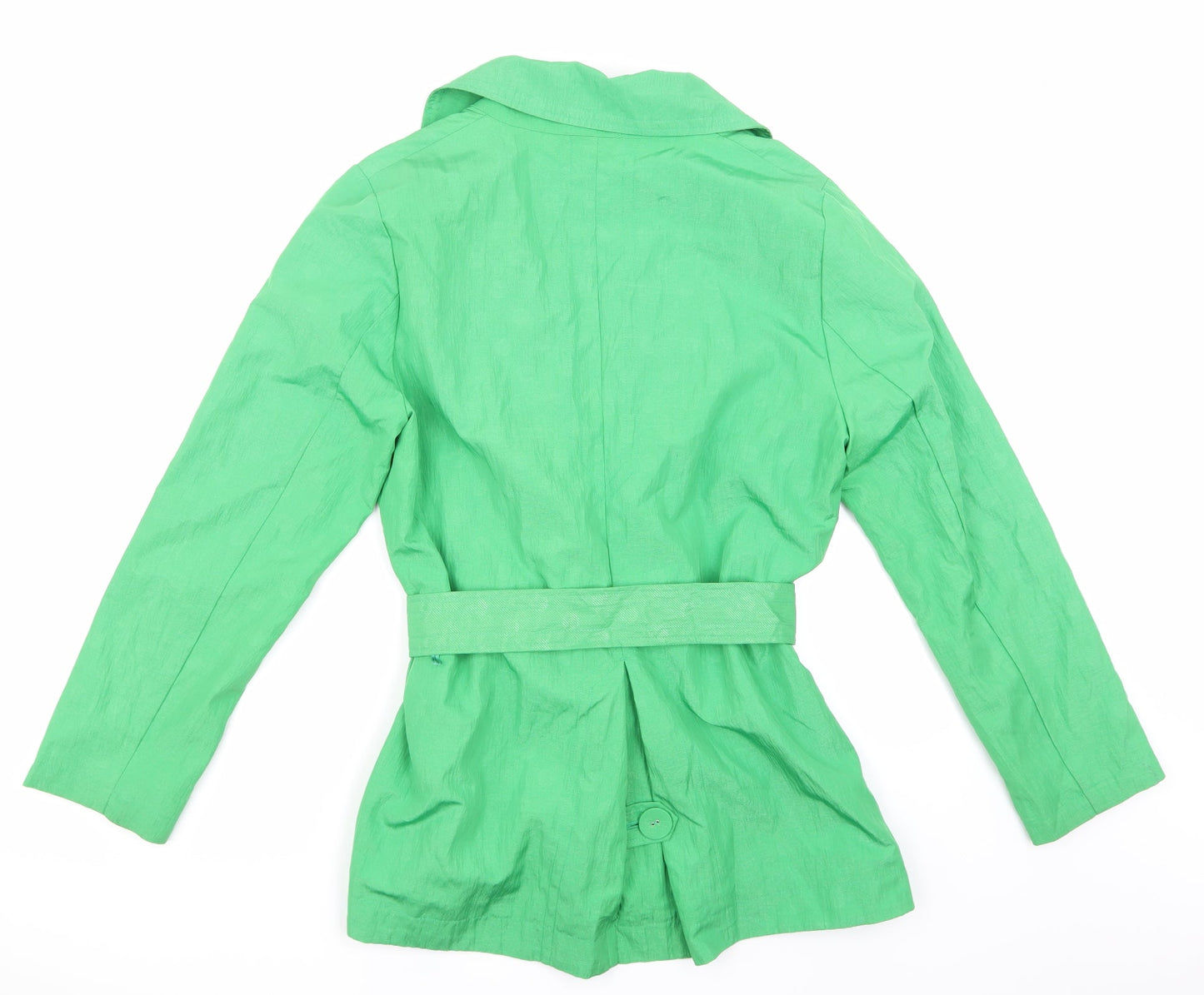Per Una Womens Green   Trench Coat Coat Size 12