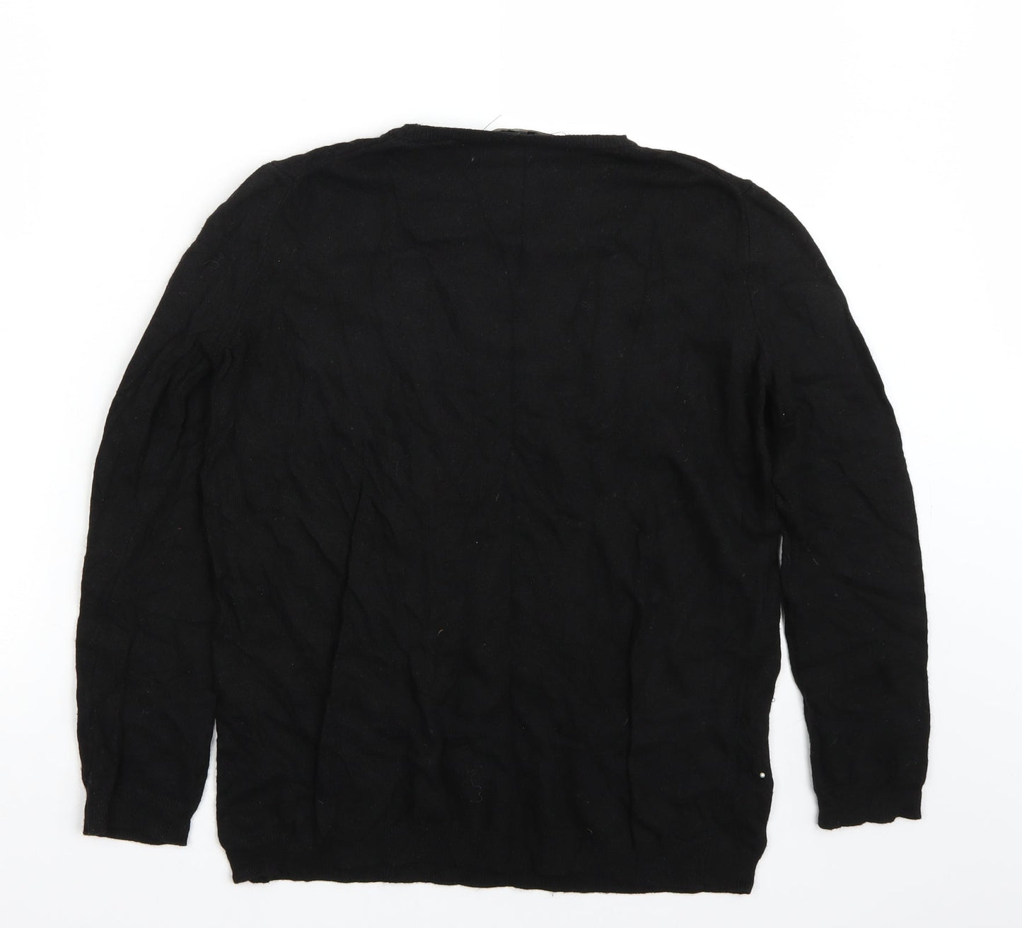 Zara Womens Black   Pullover Jumper Size M