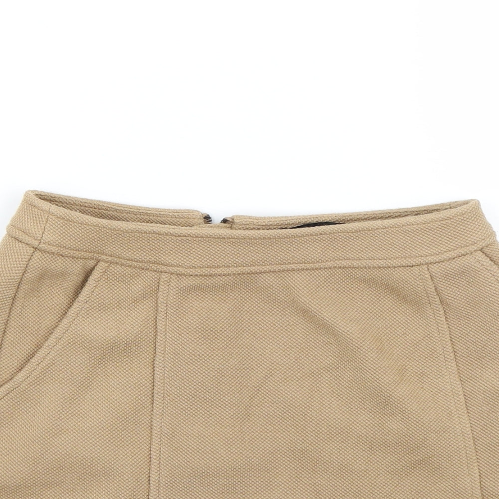 Newlook Womens Brown   A-Line Skirt Size 8