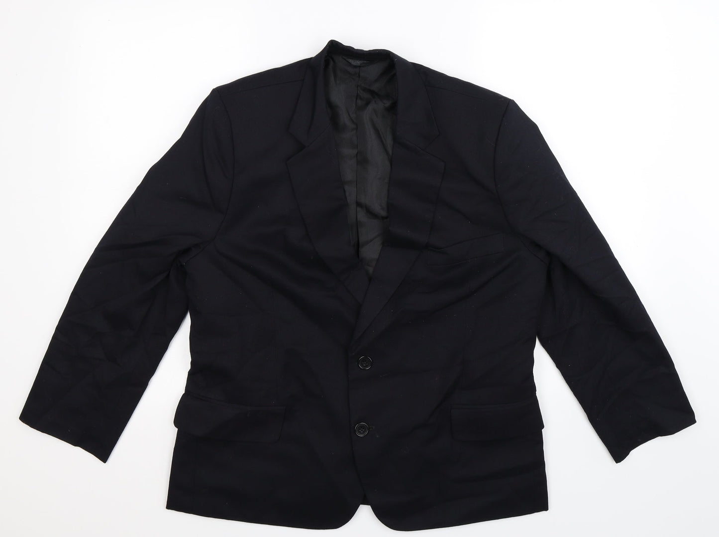 Preworn Womens Blue   Jacket Suit Jacket Size 16