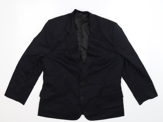 Preworn Womens Blue   Jacket Suit Jacket Size 16