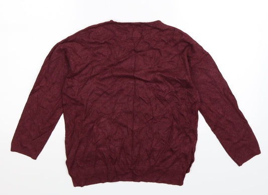 Zara Girls Brown  Knit Pullover Jumper Size 10 Years