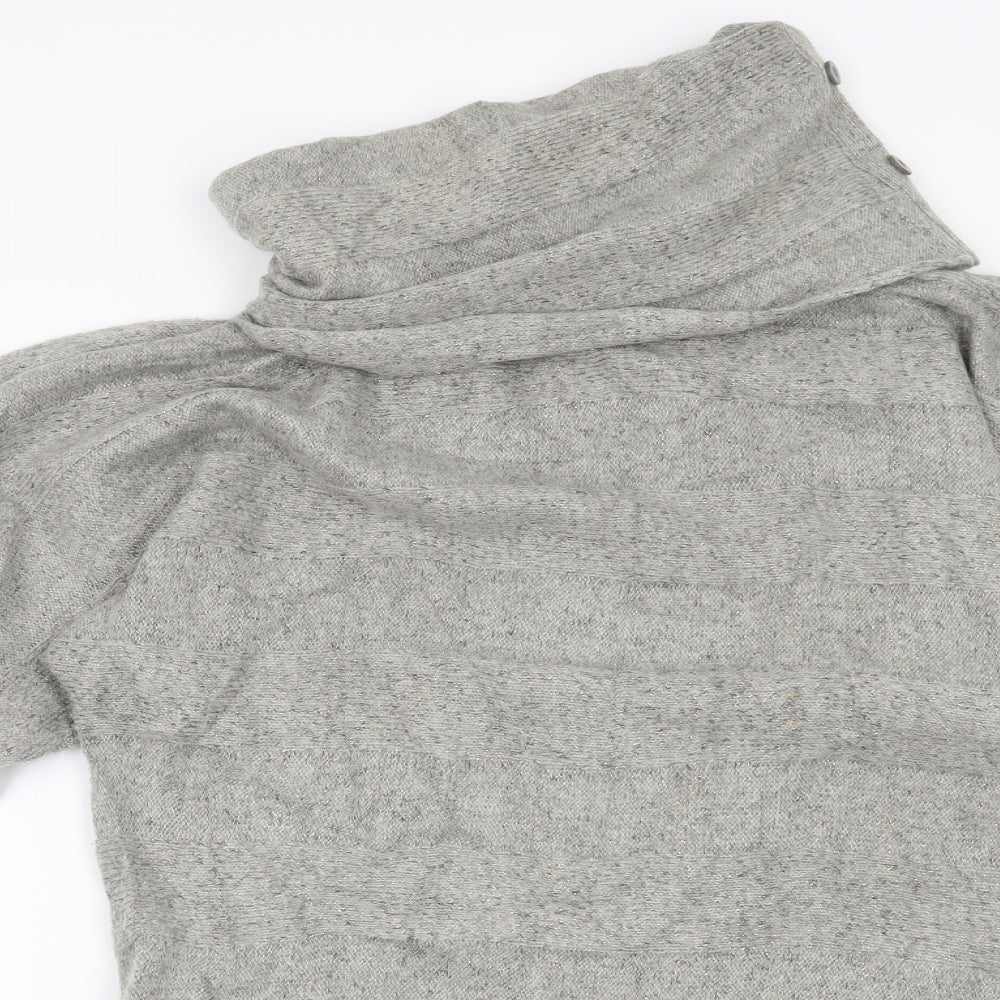 Wallis Womens Grey   Pullover Jumper Size S