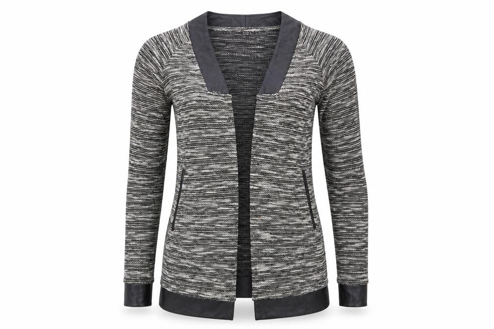 Front view of Only women’s black cardigan jumper, size XS