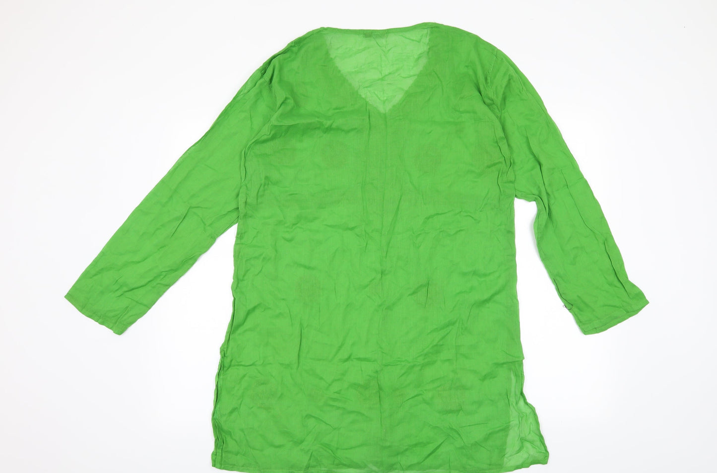 Preworn Womens Green   Basic Blouse Size S