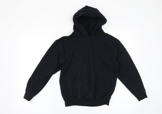 Gildan Boys Black   Pullover Hoodie Size M