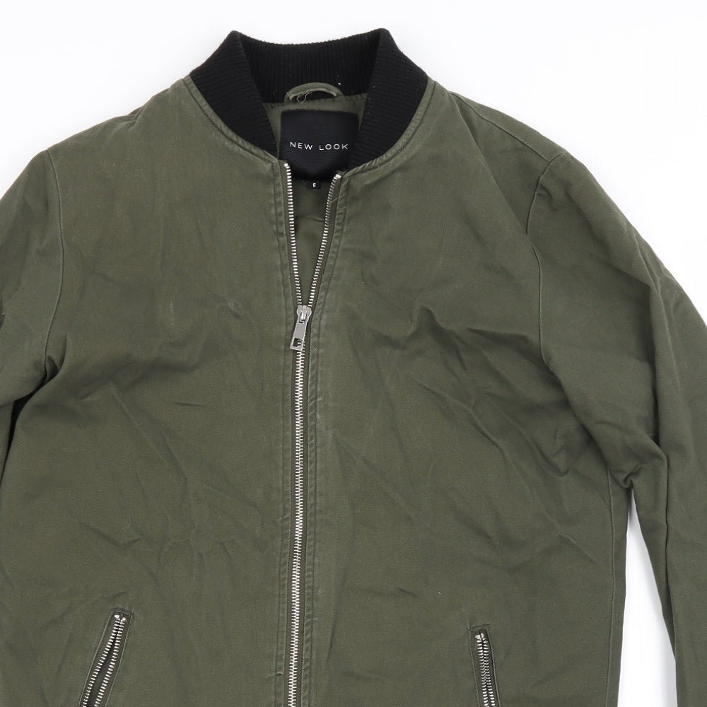 New Look Womens Green   Jacket Coat Size 6