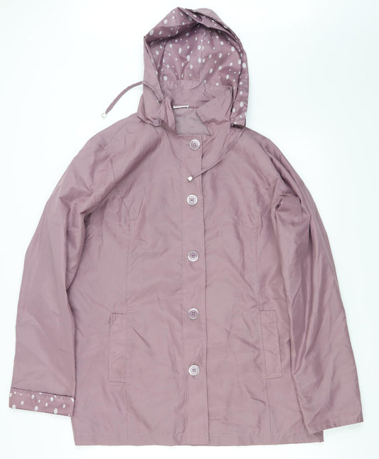 Anne De Lancay  Womens Pink   Jacket Coat Size 12