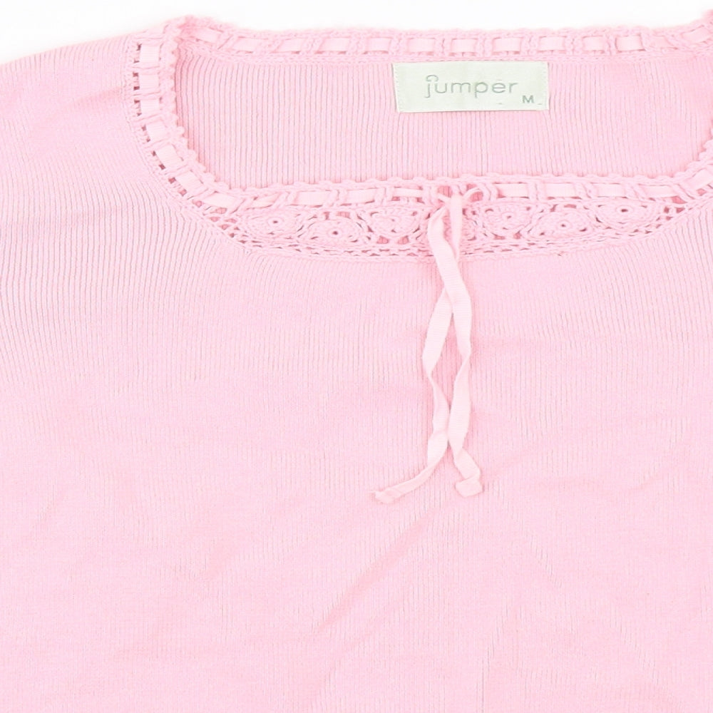Jumper  Womens Pink   Pullover Jumper Size M