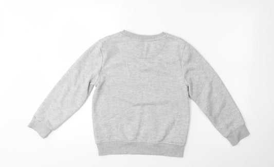 Primark Girls Grey   Pullover Jumper Size 9-10 Years