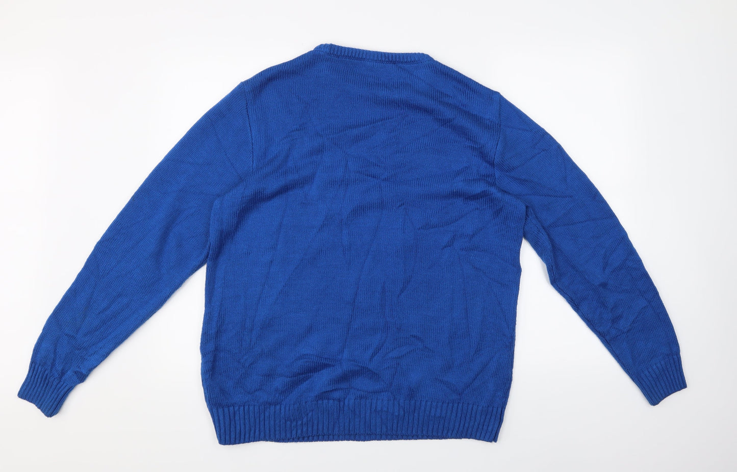 George Mens Blue   Pullover Jumper Size M