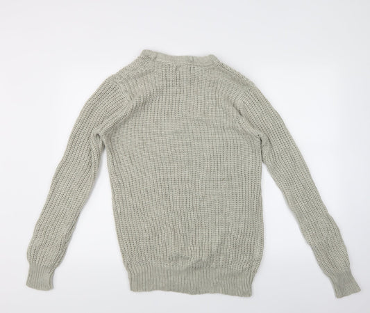 Brave Soul Mens Ivory   Pullover Jumper Size M