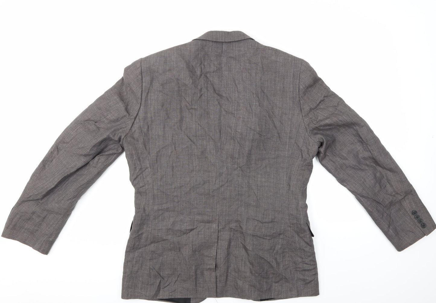 H&M Mens Grey   Jacket Suit Jacket Size 42