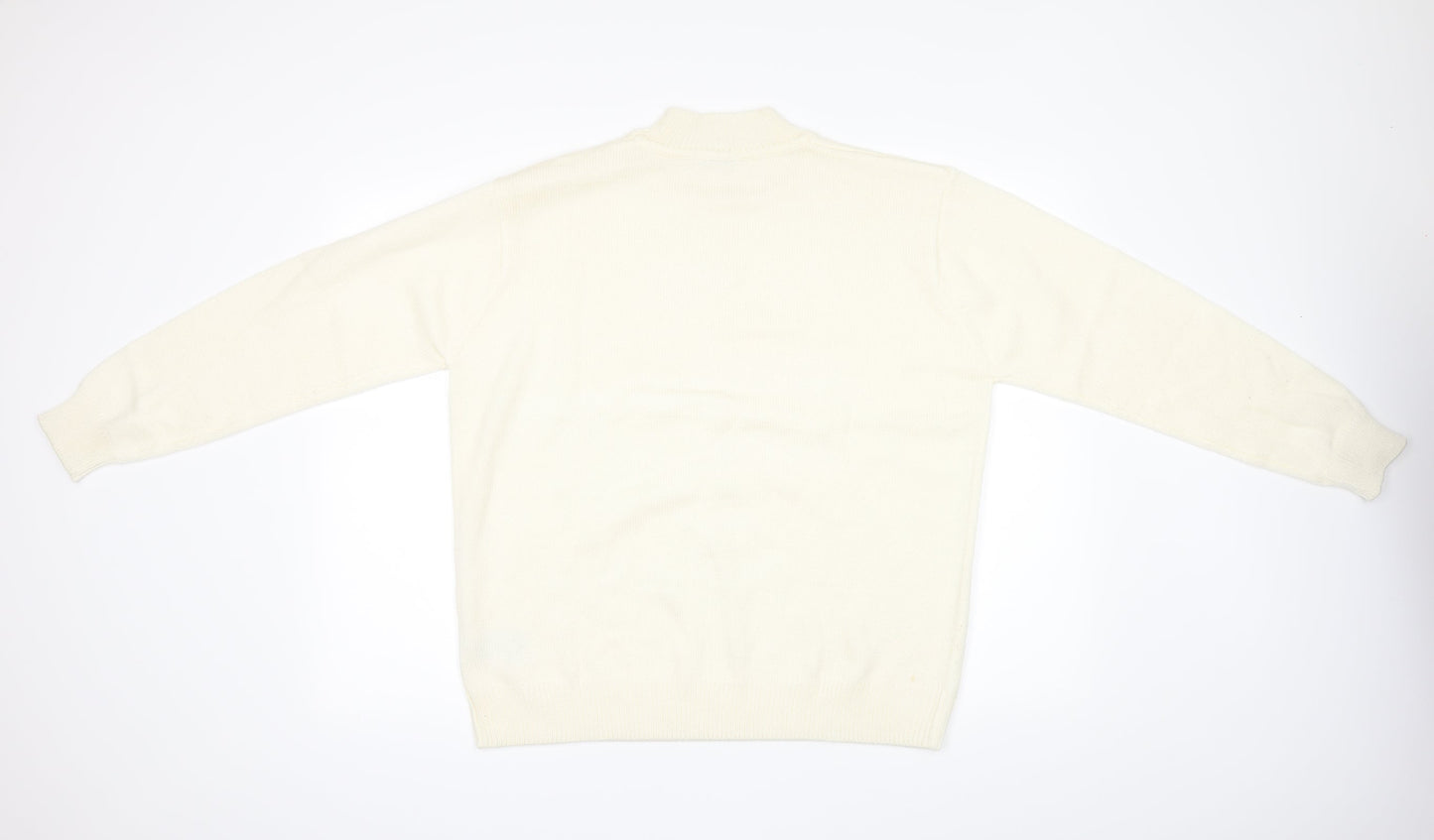 Damart Womens White   Pullover Jumper Size L