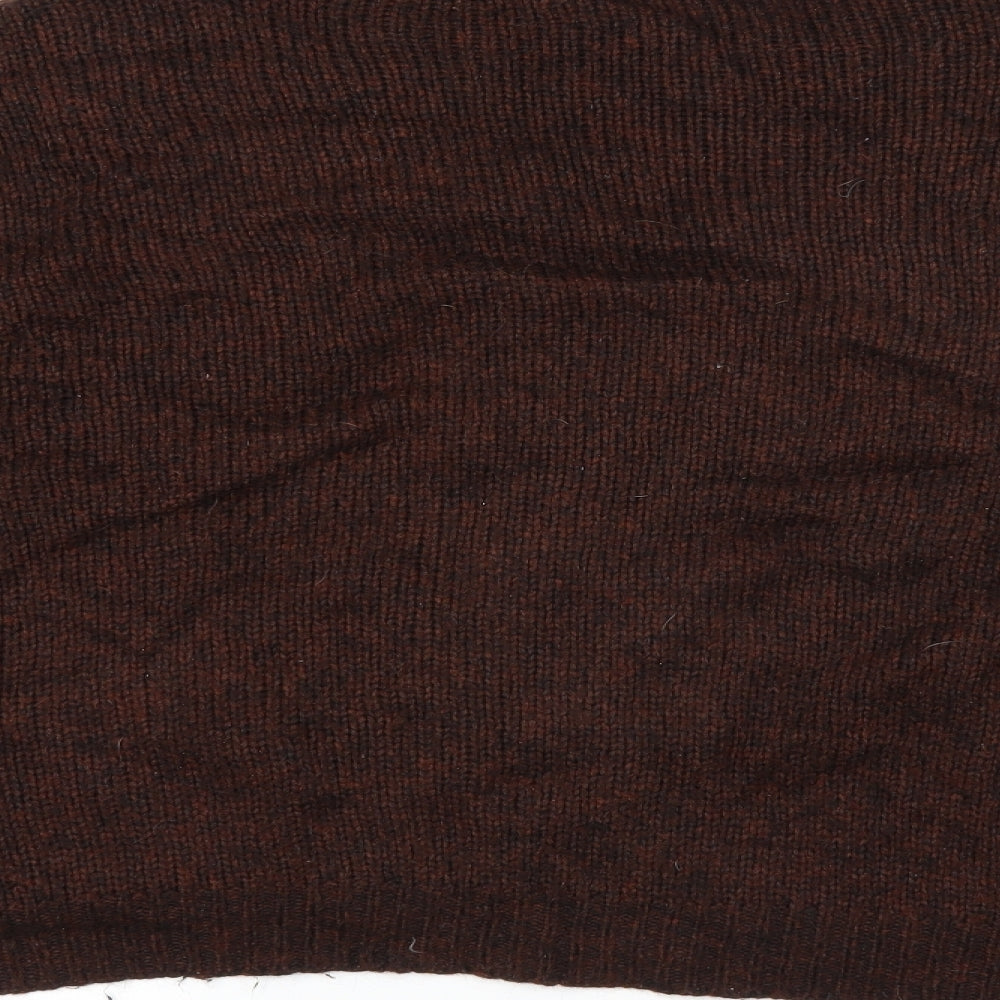 New Look Womens Brown  Knit Pullover Jumper Size M