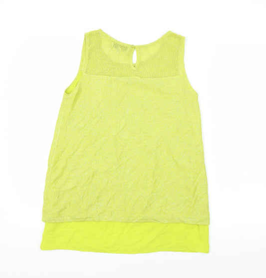 NEXT Womens Yellow   Basic Tank Size 8