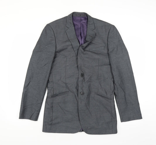 Butler & Webb Mens Grey   Jacket Suit Jacket Size 36