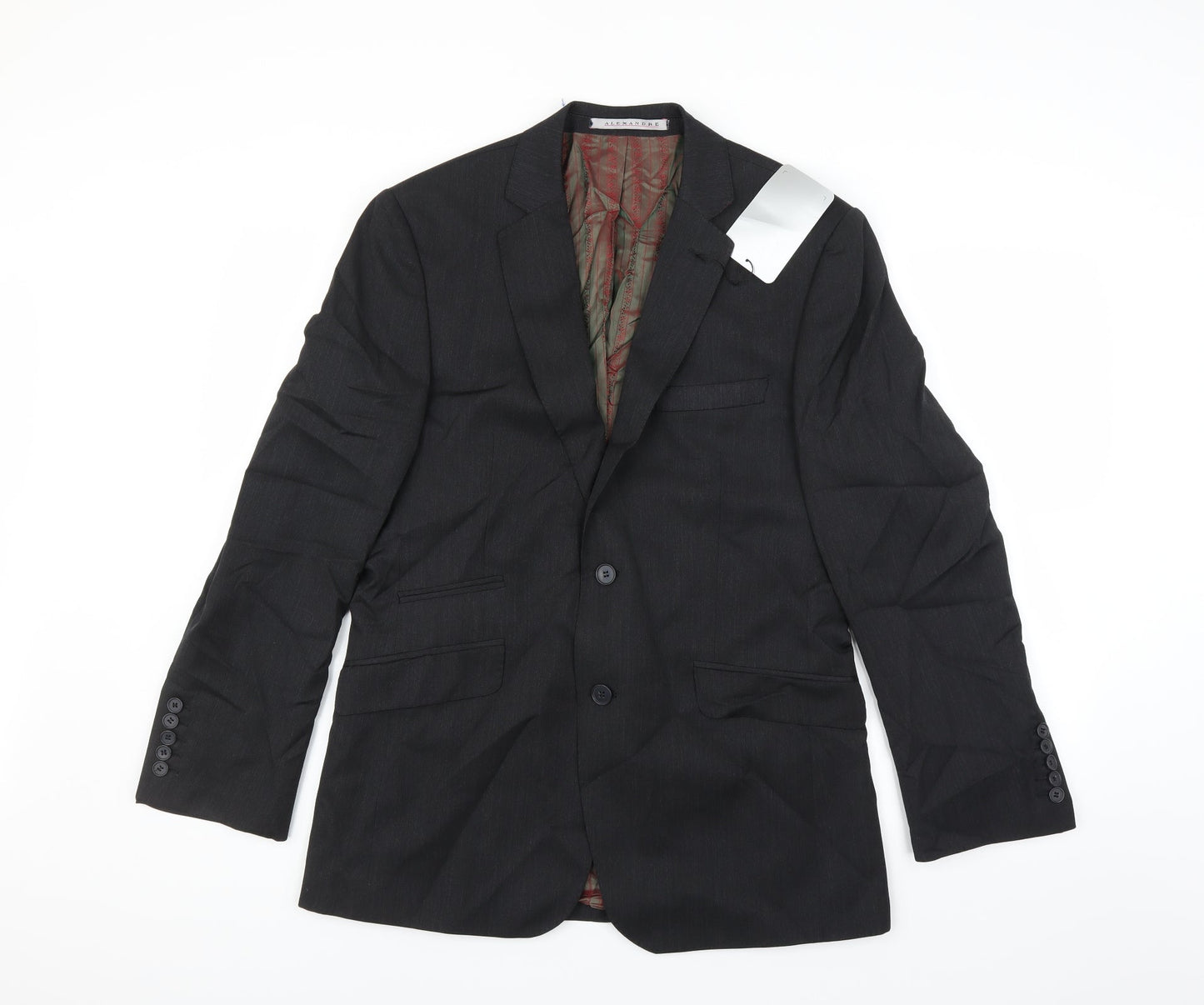 Alexander Mens Grey   Jacket Suit Jacket Size 40