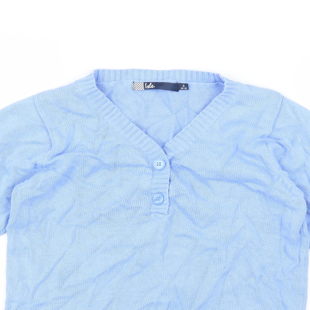 isle Womens Blue   Pullover Jumper Size S