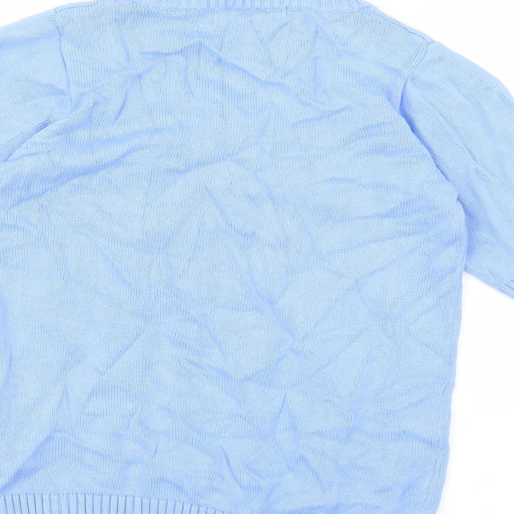 isle Womens Blue   Pullover Jumper Size S