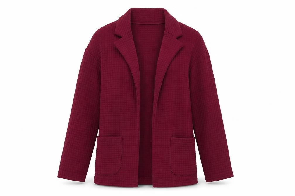 Front view of George women’s purple jacket, size UK 8
