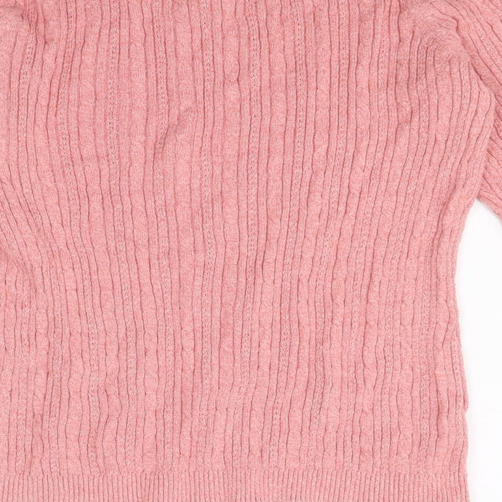 Croft & Barrow Womens Pink   Pullover Jumper Size S