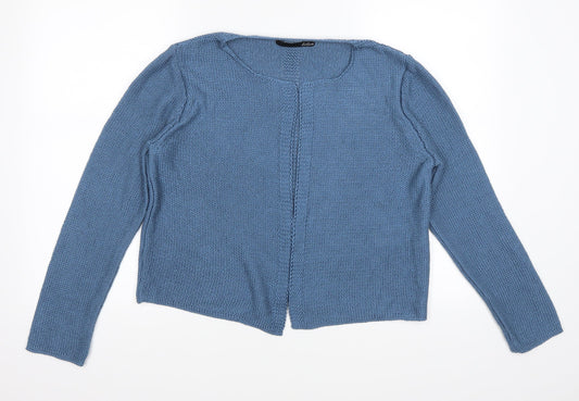 Le Comte Womens Blue   Cardigan Jumper Size 10