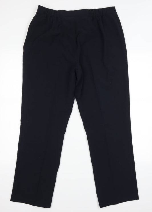 Marks and Spencer Womens Blue   Trousers  Size 16 L26 in