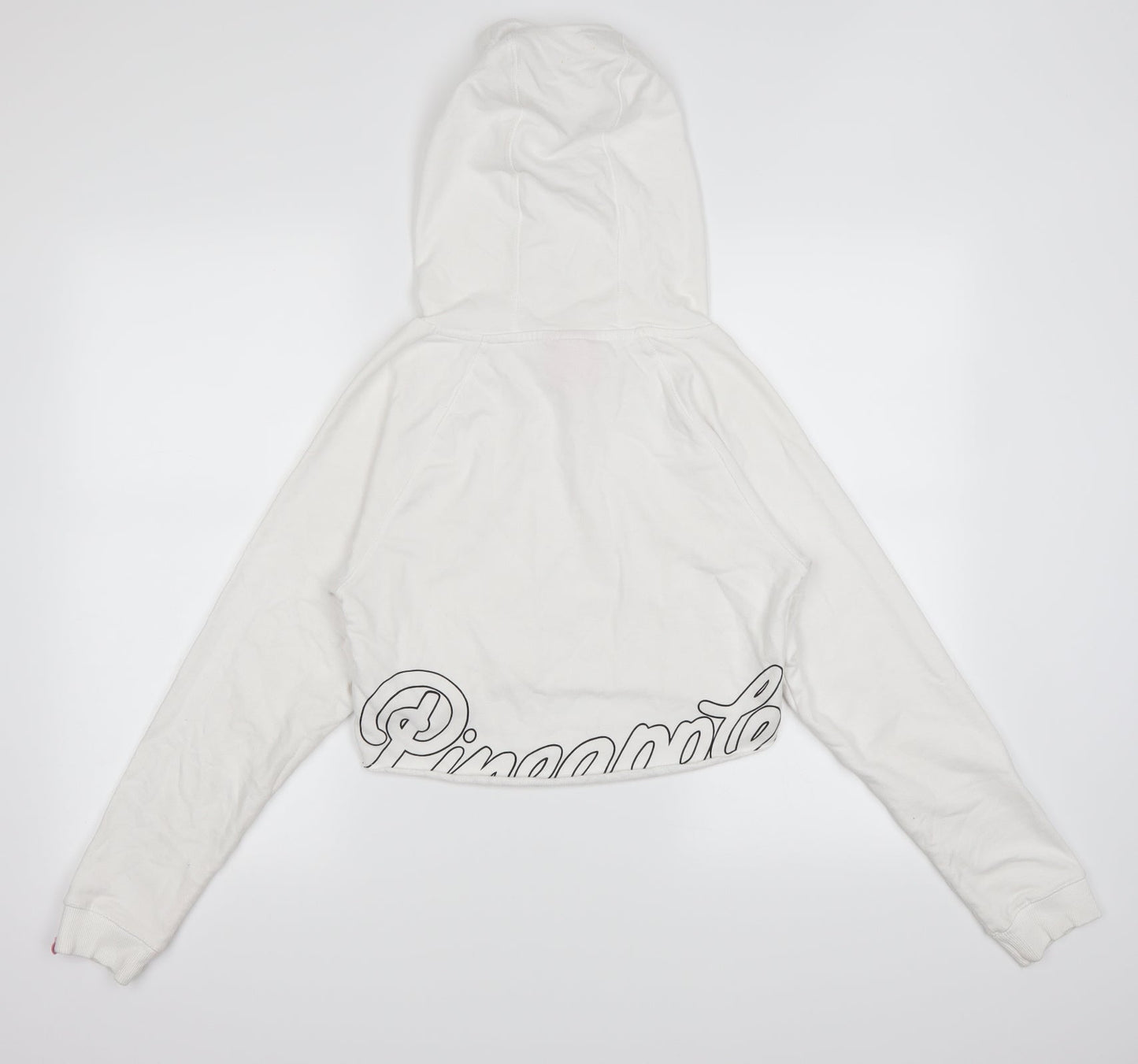 Pineapple Womens White   Pullover Hoodie Size XS