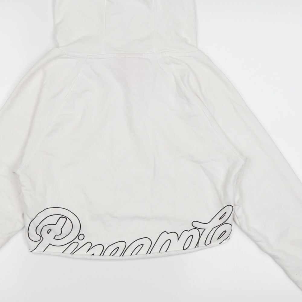 Pineapple Womens White   Pullover Hoodie Size XS