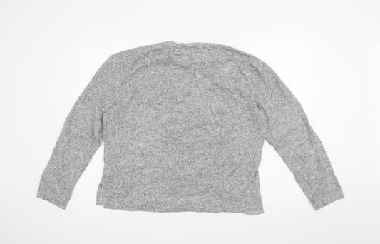 H&M Womens Grey   Pullover Jumper Size L