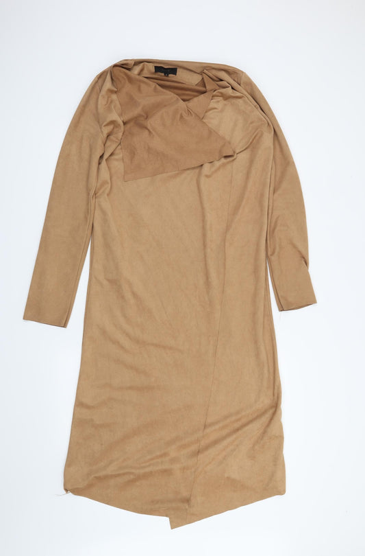 Julie Womens Brown   Jacket Coat Size 10