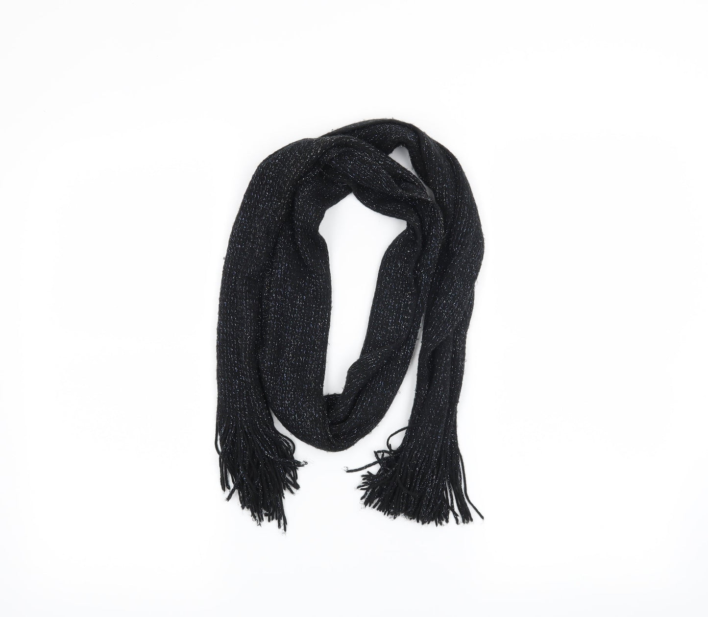 Preworn Womens Black    Scarf
