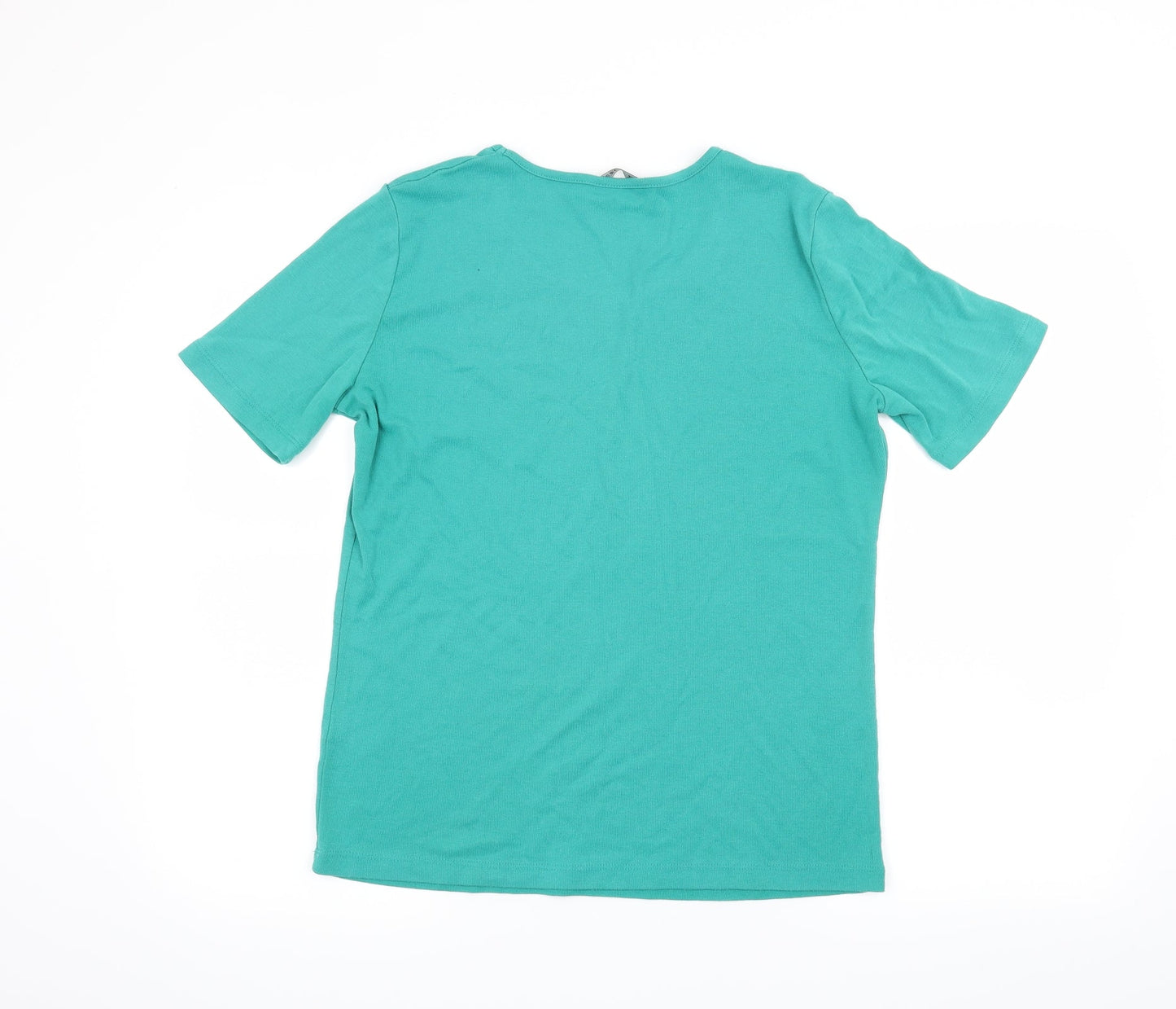 Viz A Viz Womens Green   Basic T-Shirt Size 16