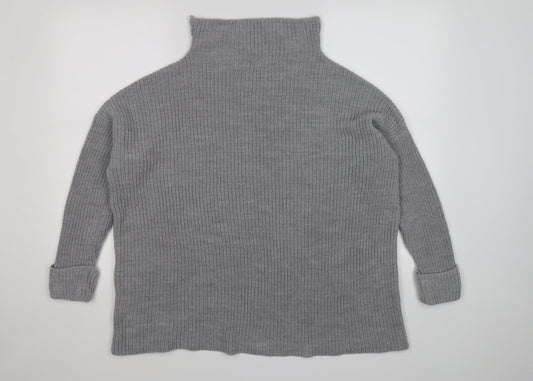NEXT Womens Grey  Knit Pullover Jumper Size M  - oversized