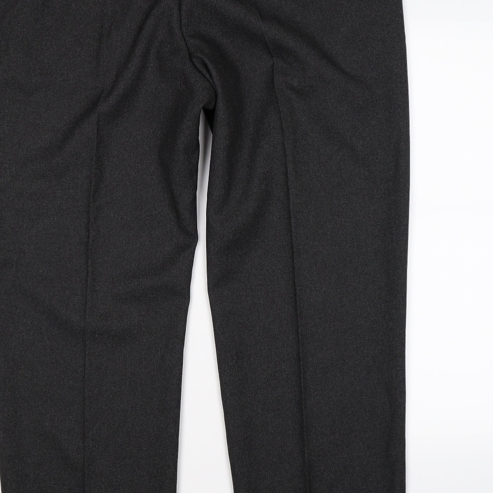 Marks and Spencer Womens Grey  Knit Dress Pants Trousers Size 42 L31 in