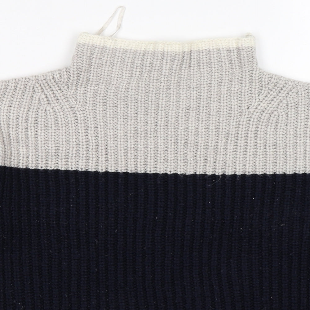 Marks and Spencer Womens Grey  Knit Pullover Jumper Size S