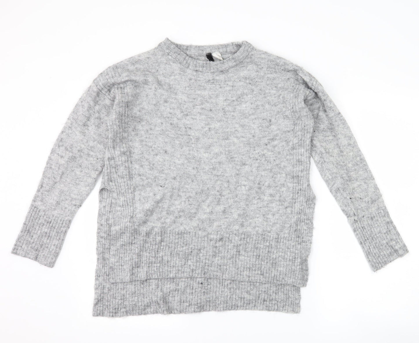 H&M Womens Grey   Pullover Jumper Size M