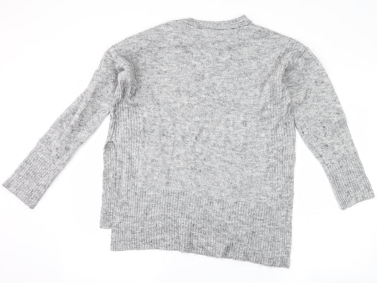 H&M Womens Grey   Pullover Jumper Size M