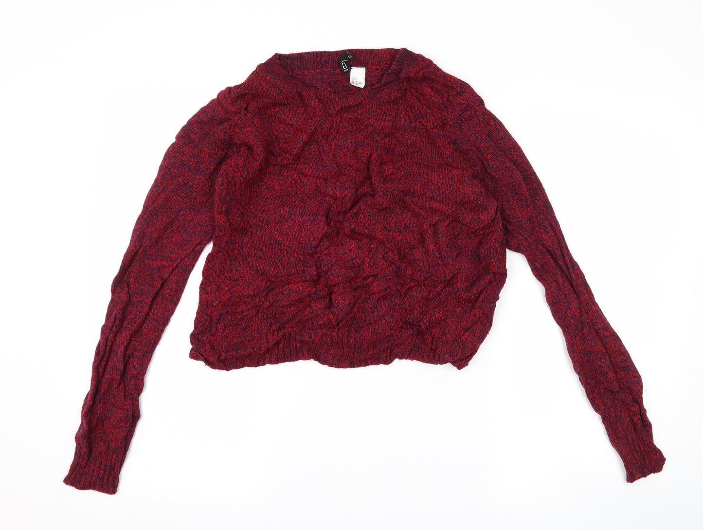 H&M Womens Red   Pullover Jumper Size S