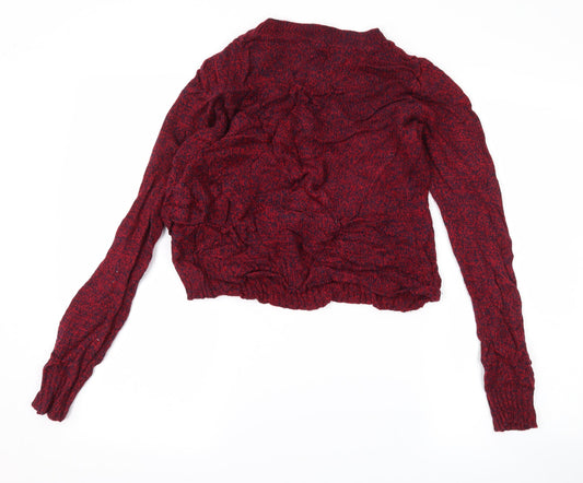 H&M Womens Red   Pullover Jumper Size S
