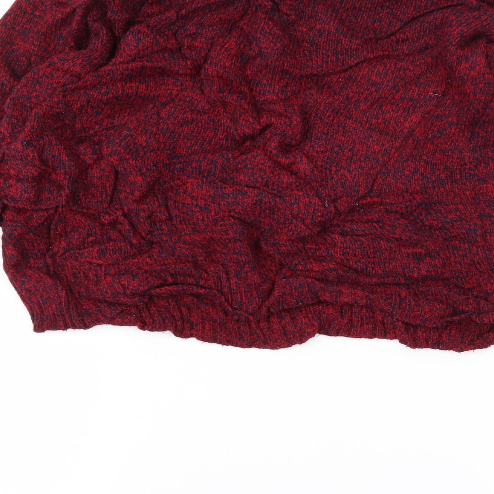 H&M Womens Red   Pullover Jumper Size S