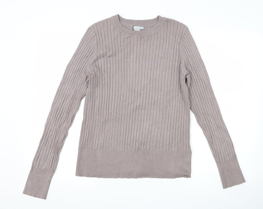 H&M Womens Grey   Pullover Jumper Size M